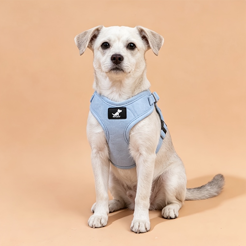 Multi-color Four-season Universal Pet Harness, Comfortable and Unrestrictive, Adjustable Size, Suitable for Small to Medium-sized Dogs, with Reflective Strips for Nighttime Dog Walking
