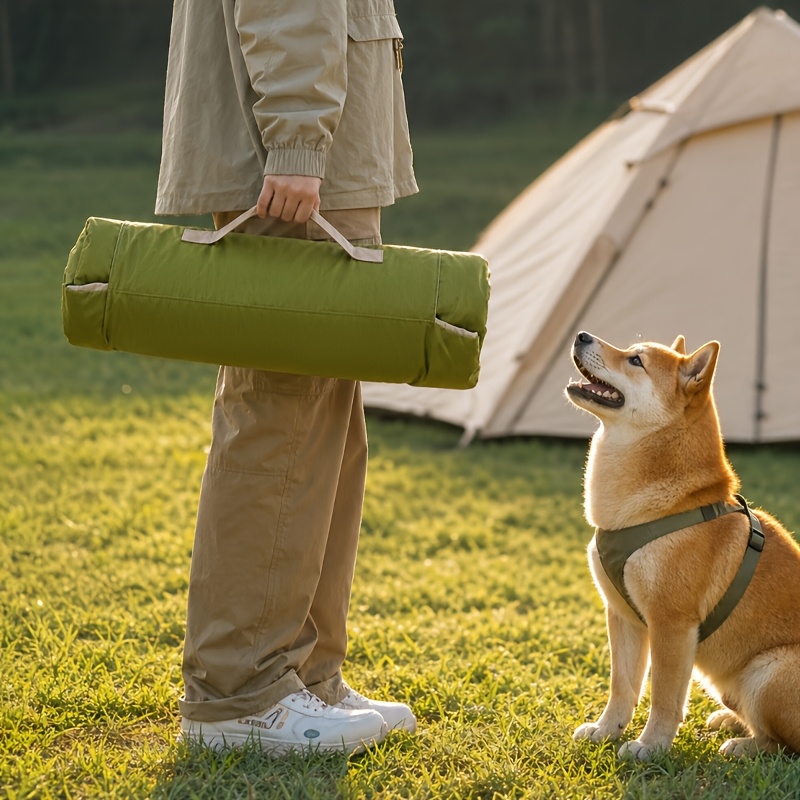 Portable Foldable Pet Mat, Suitable for Indoor and Outdoor Use by Dogs and Cats in All Seasons. A Foldable and Easy-to-carry Pet Mat for Travel, Camping, and Outdoor Trips. Washable and Reusable Pet Bed. Available in Two Colors and Three Sizes. - Image 7