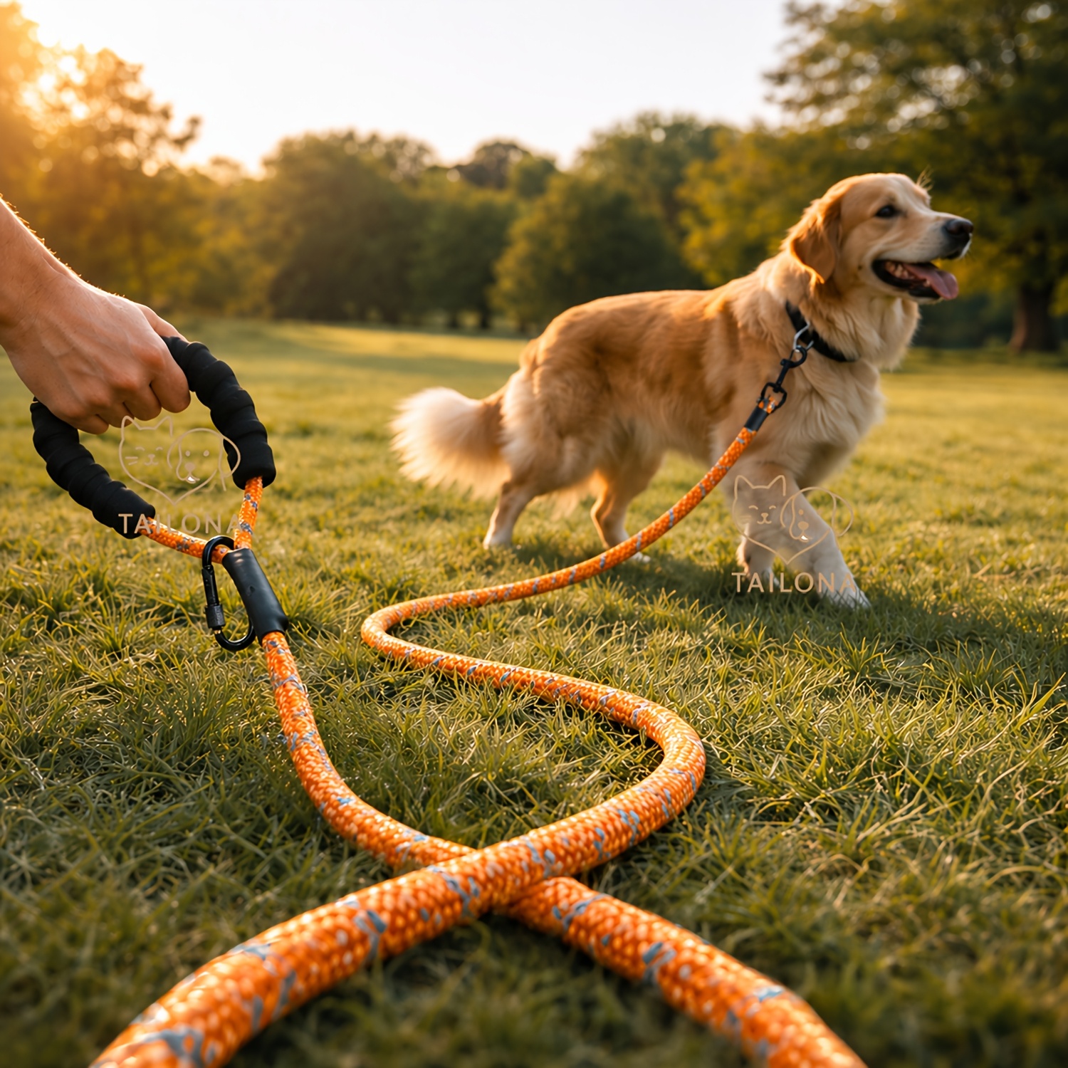 Premium Extra Long Dog Training Lead, Reflective Braided Nylon Rope with Multiple Fixed Length Options (118.11/196.85/314.96/472.44inch), Outdoor Recall Leash with Quick Secure Clip
