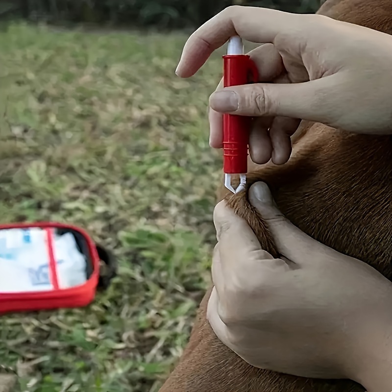 Pet First Aid Kit: Designed for Dogs And Cats, This Portable First Aid Kit Includes Emergency Supplies, Pet First Aid Guide, Flea Repellent, Survival Blanket, Etc., Suitable for Outdoor Activities Such As Hiking, Camping, Backpacking, And Hunting - Image 3