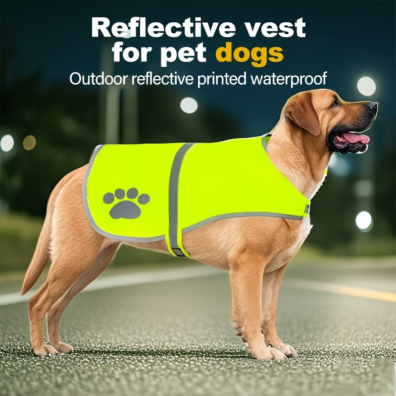 Pet Reflective Safety Vest | All-Season Oxford Fabric Materials for Dog Outdoor Protection, Multiple Sizes