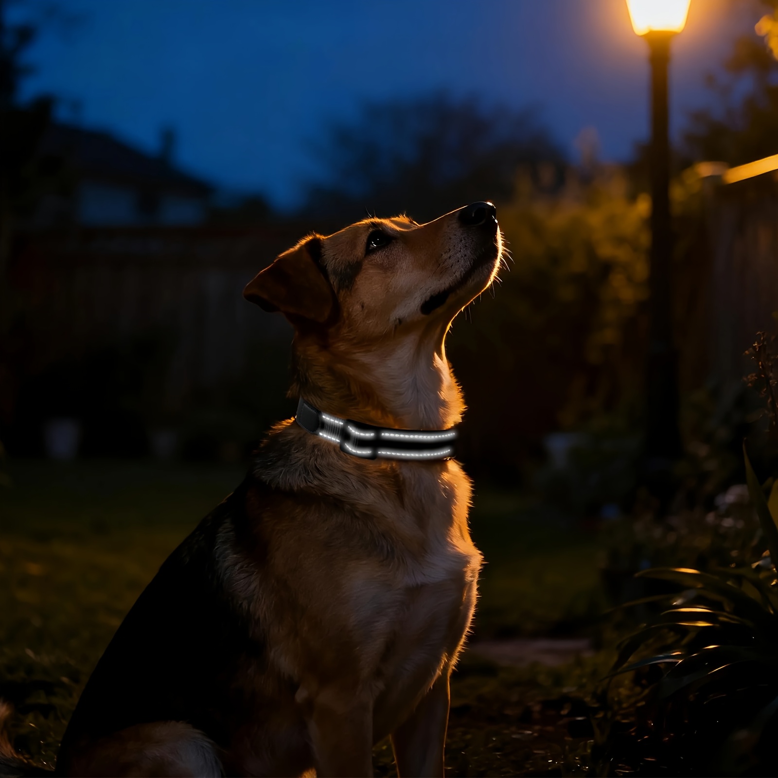 (Customized) New Splicing Design Reinforced Custom Reflective Dog Collar, Embroidered Name And Phone Number to Prevent Loss, Thickened Nylon Adjustable, High-Quality Quick Release Buckle, Suitable for Large And Small Dogs Customized Dog Collar