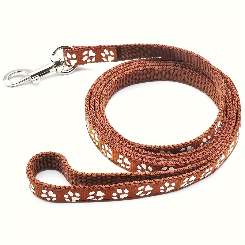 8-Pack Adjustable Dog Leashes, Durable Nylon, Hand Wash Only, Random Colors, Suitable for Small to Medium Breeds Like Chihuahuas, Dachshunds, Schnauzers, Outdoor Walking Gear, Pet Supplies, Animal Print Pattern, 4 Feet Long, No Power Supply - Image 3