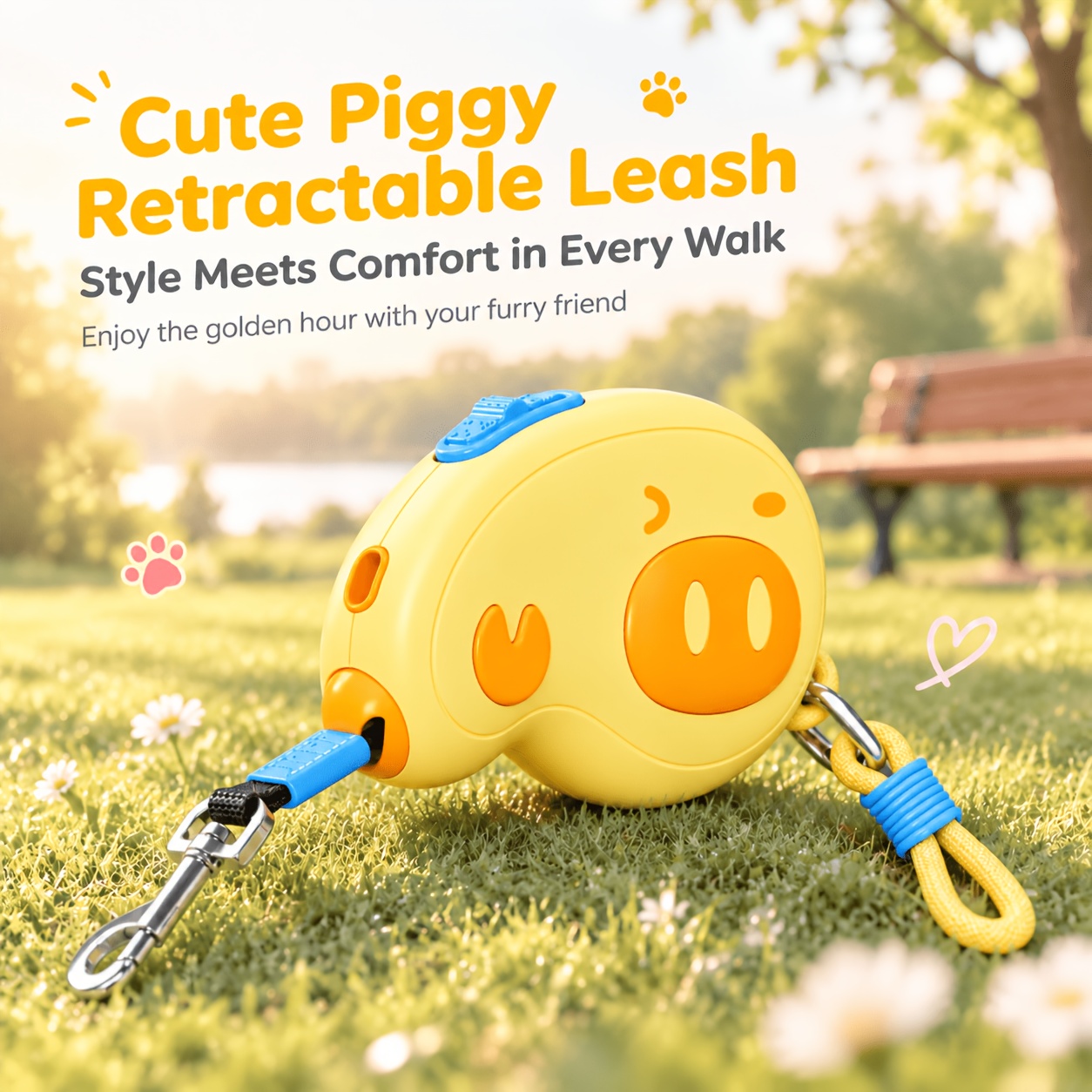 Retractable Dog Leash, Dog Walking Leash, 98.43inch Pet Lead, Portable Retractable Leash for Dog Owners, Easy Control with Secure Clip And Wrist Strap for Small to Medium Dogs, Daily Walking, Travel, And Outdoor Use